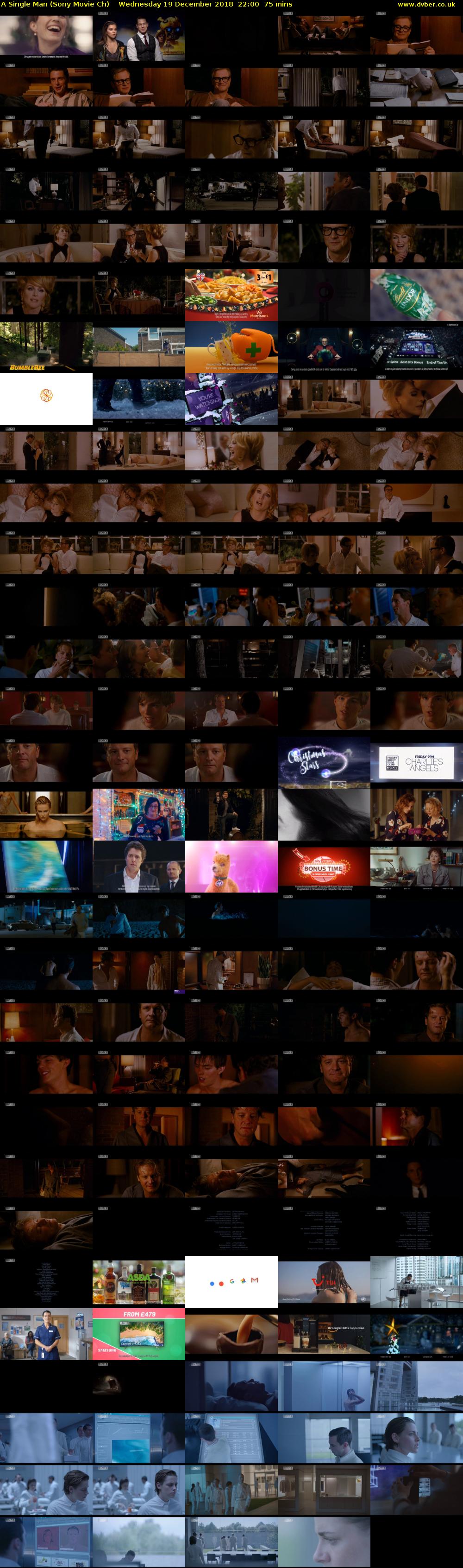 A Single Man (Sony Movie Ch) Wednesday 19 December 2018 22:00 - 23:15