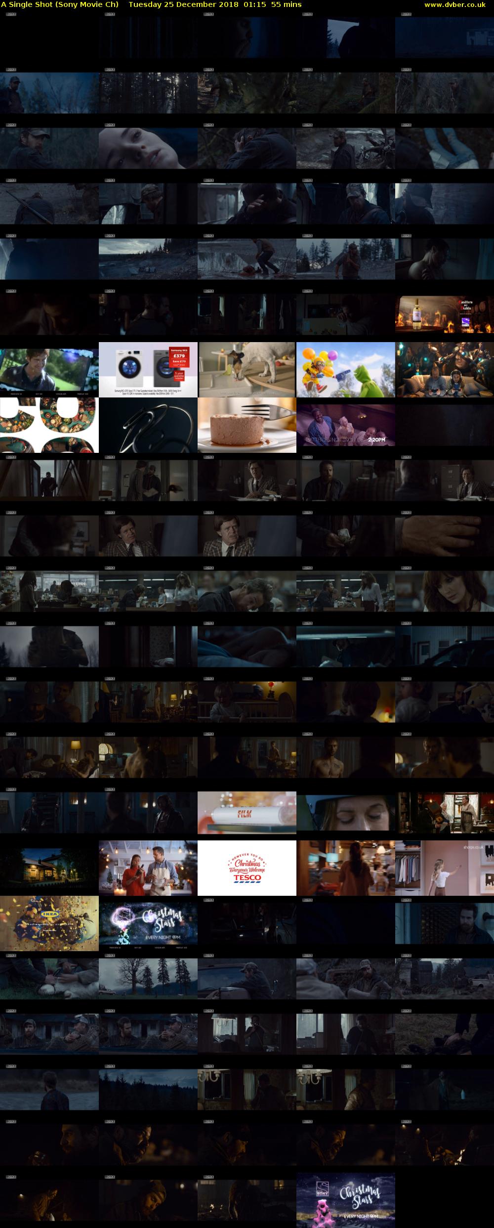 A Single Shot (Sony Movie Ch) Tuesday 25 December 2018 01:15 - 02:10