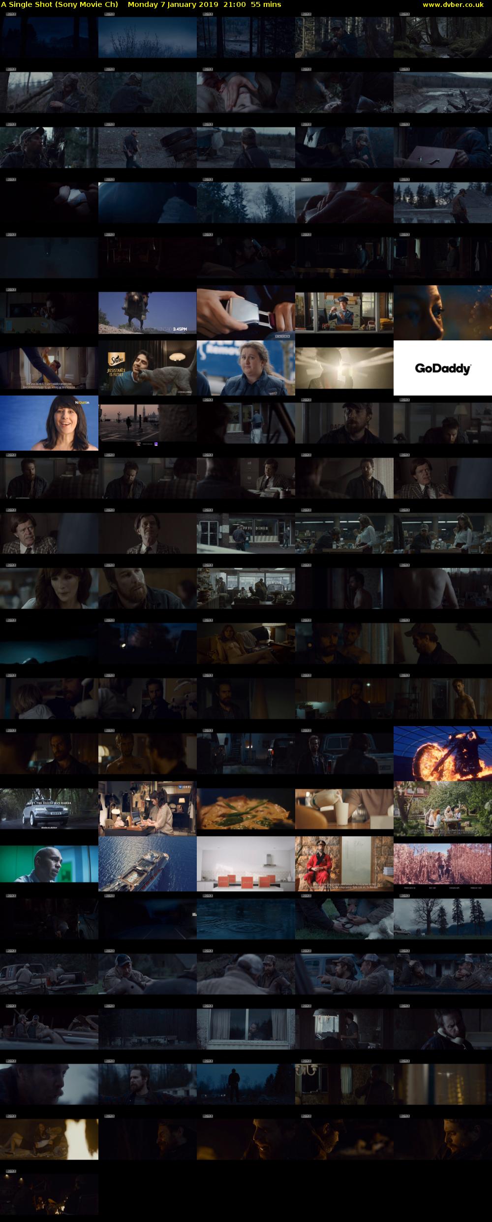 A Single Shot (Sony Movie Ch) Monday 7 January 2019 21:00 - 21:55