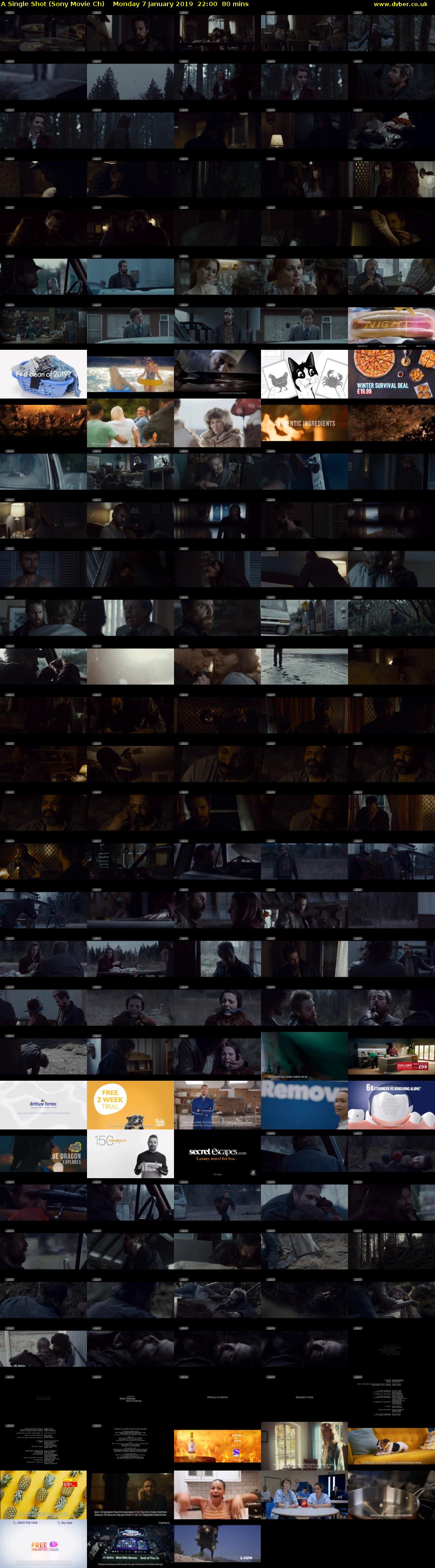 A Single Shot (Sony Movie Ch) Monday 7 January 2019 22:00 - 23:20