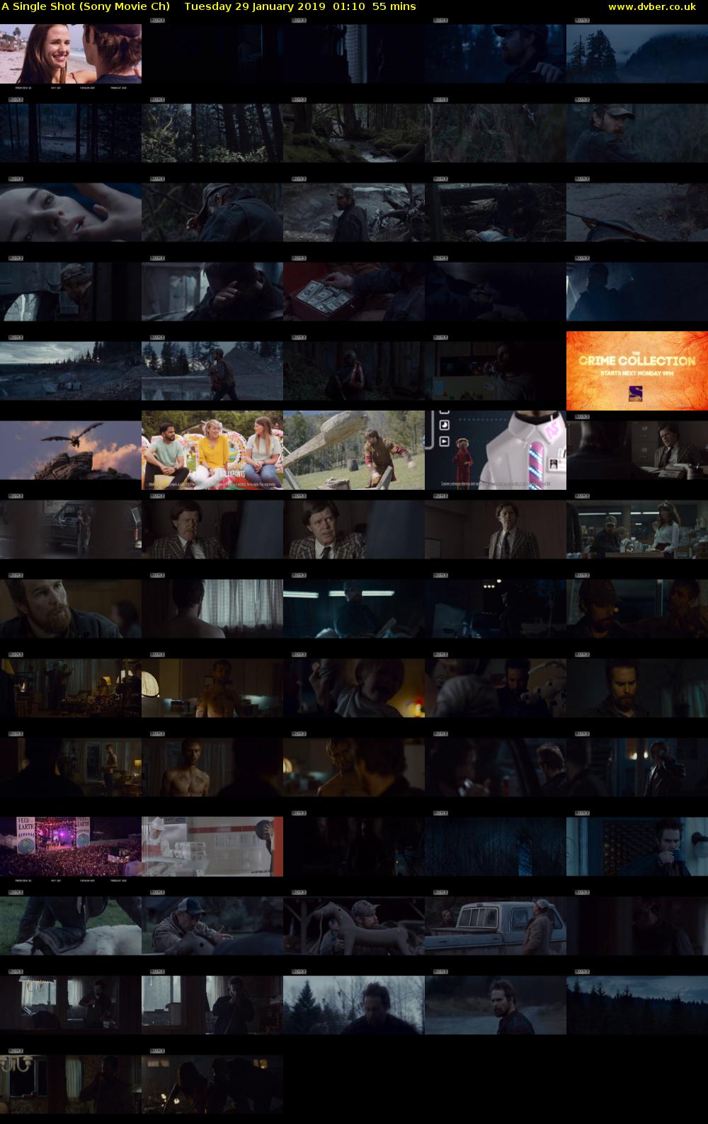 A Single Shot (Sony Movie Ch) Tuesday 29 January 2019 01:10 - 02:05