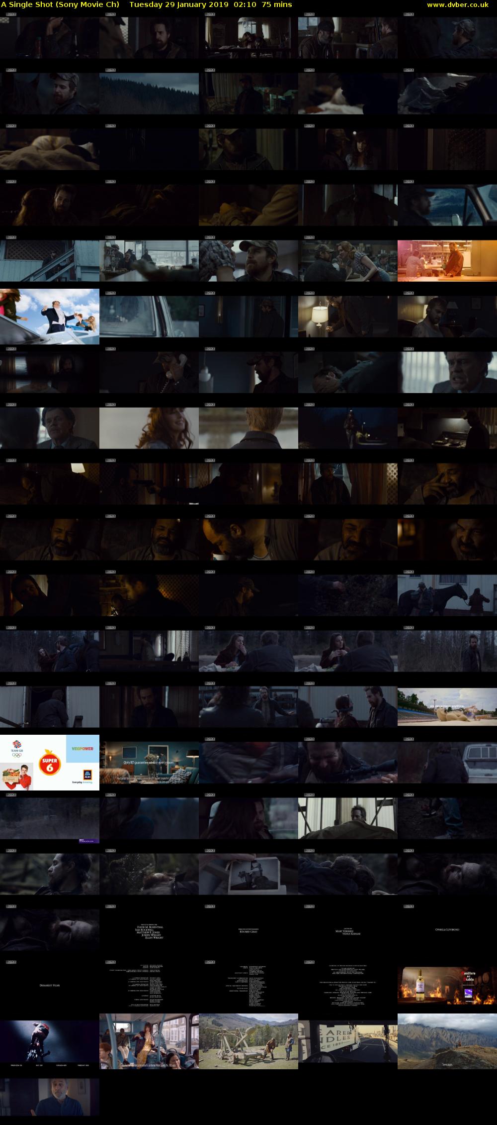 A Single Shot (Sony Movie Ch) Tuesday 29 January 2019 02:10 - 03:25