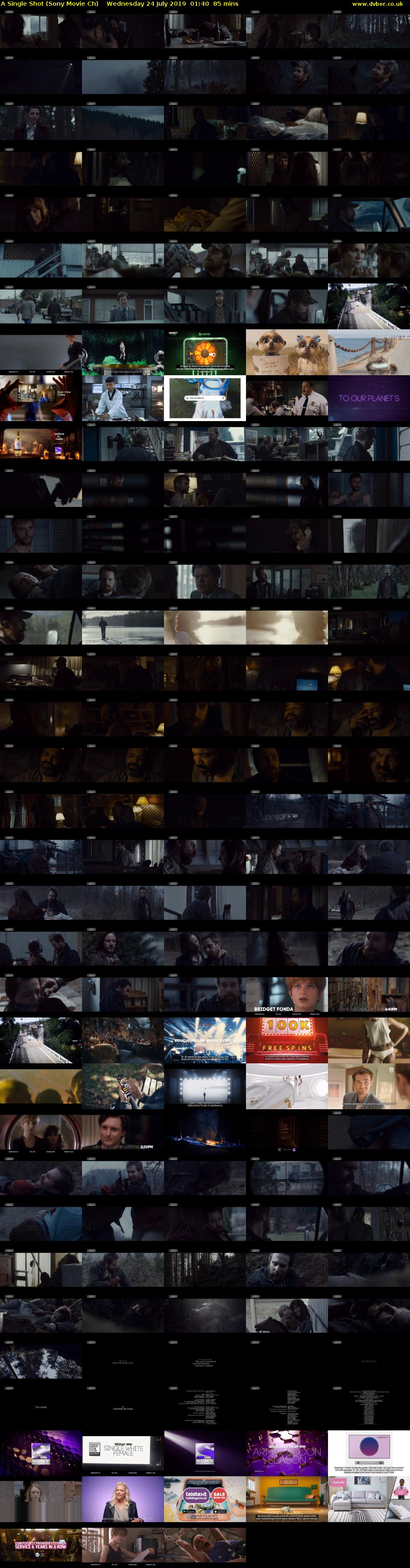 A Single Shot (Sony Movie Ch) Wednesday 24 July 2019 01:40 - 03:05