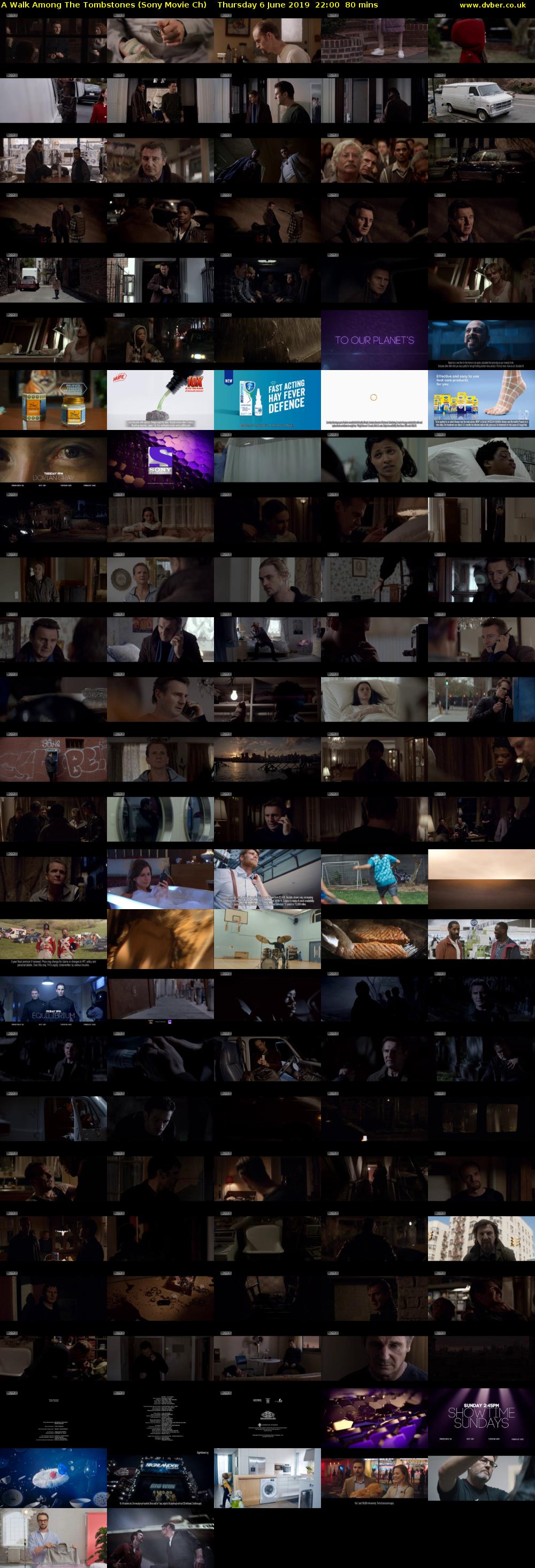 A Walk Among The Tombstones (Sony Movie Ch) Thursday 6 June 2019 22:00 - 23:20