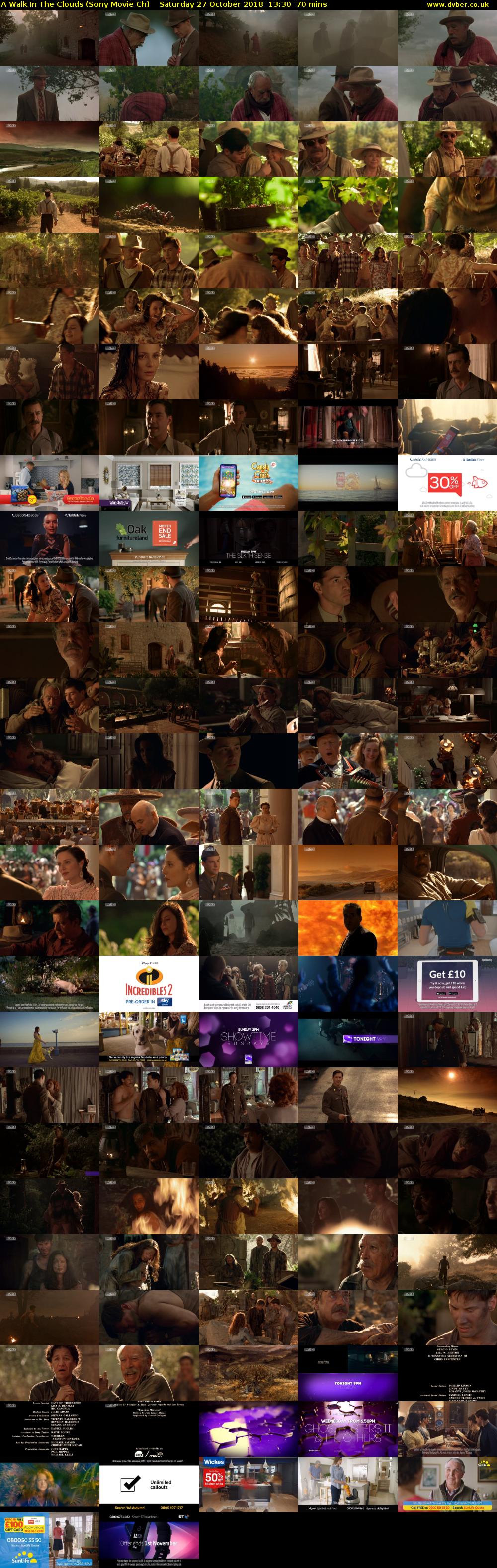 A Walk In The Clouds (Sony Movie Ch) Saturday 27 October 2018 13:30 - 14:40