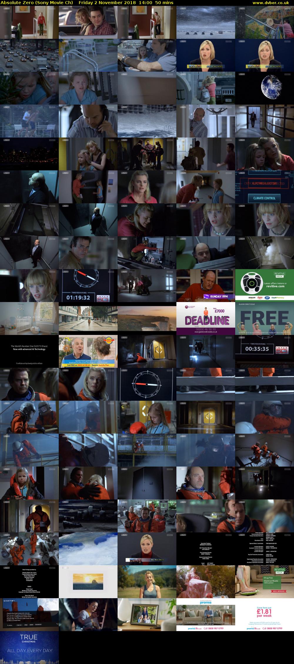 Absolute Zero (Sony Movie Ch) Friday 2 November 2018 14:00 - 14:50