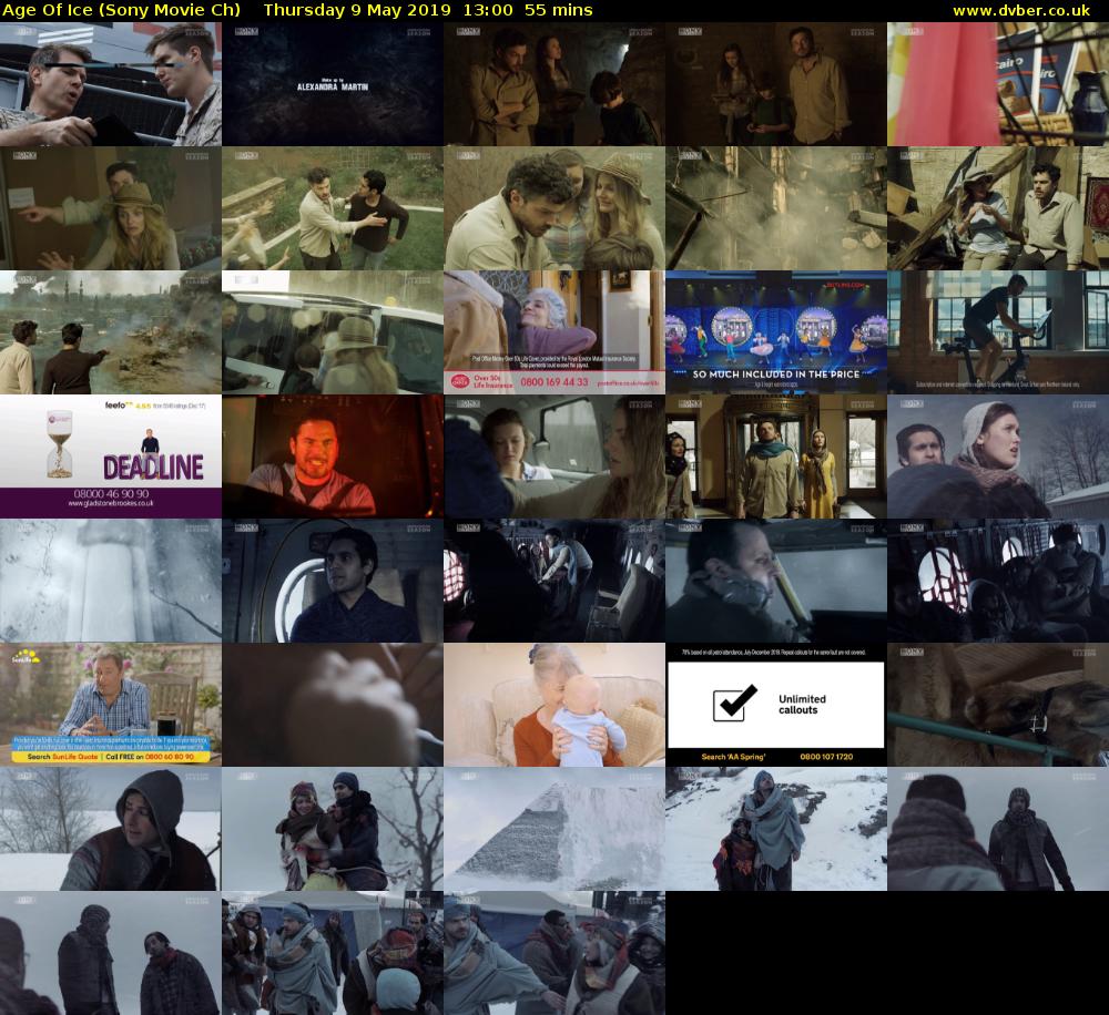 Age Of Ice (Sony Movie Ch) Thursday 9 May 2019 13:00 - 13:55