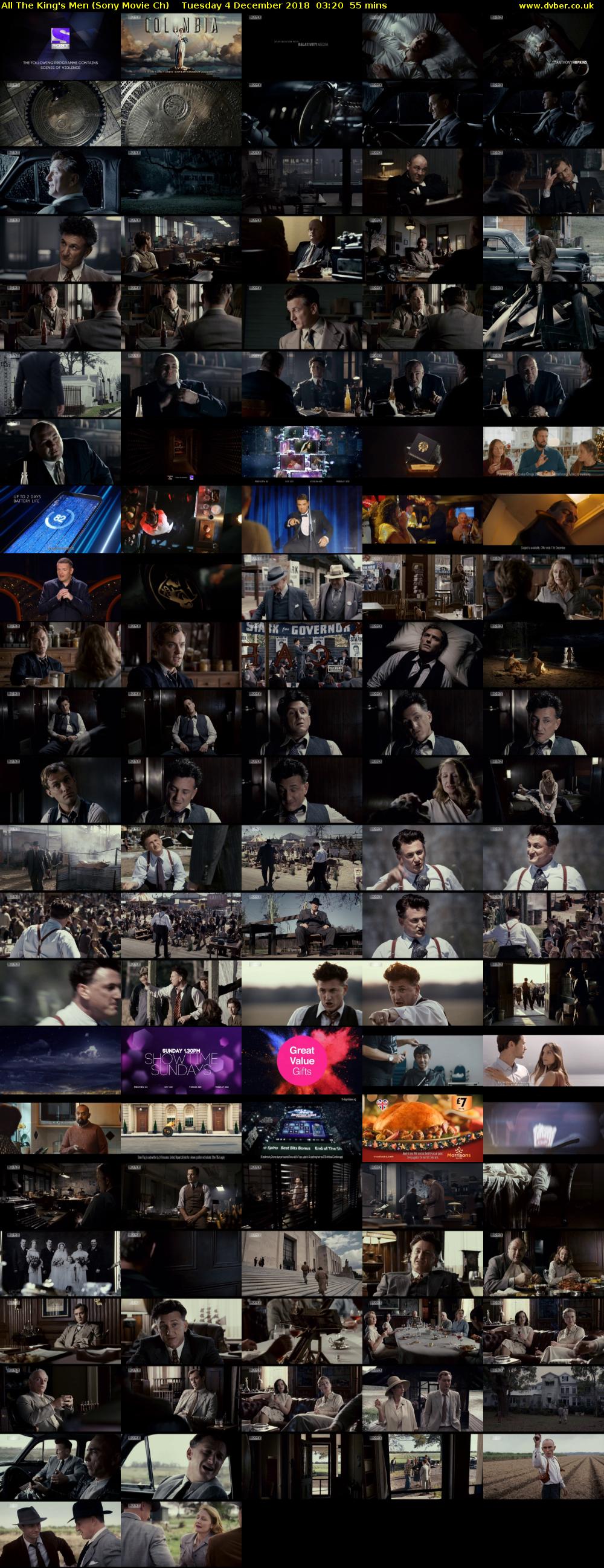 All The King's Men (Sony Movie Ch) Tuesday 4 December 2018 03:20 - 04:15