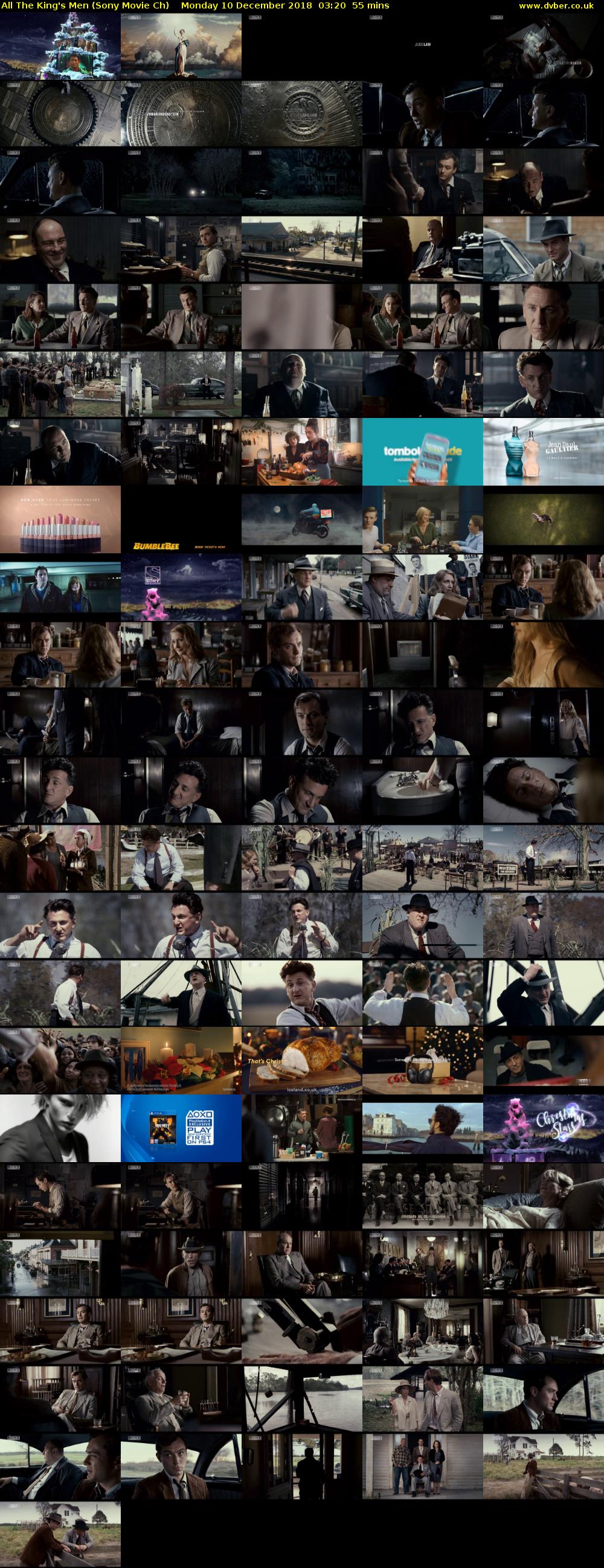 All The King's Men (Sony Movie Ch) Monday 10 December 2018 03:20 - 04:15