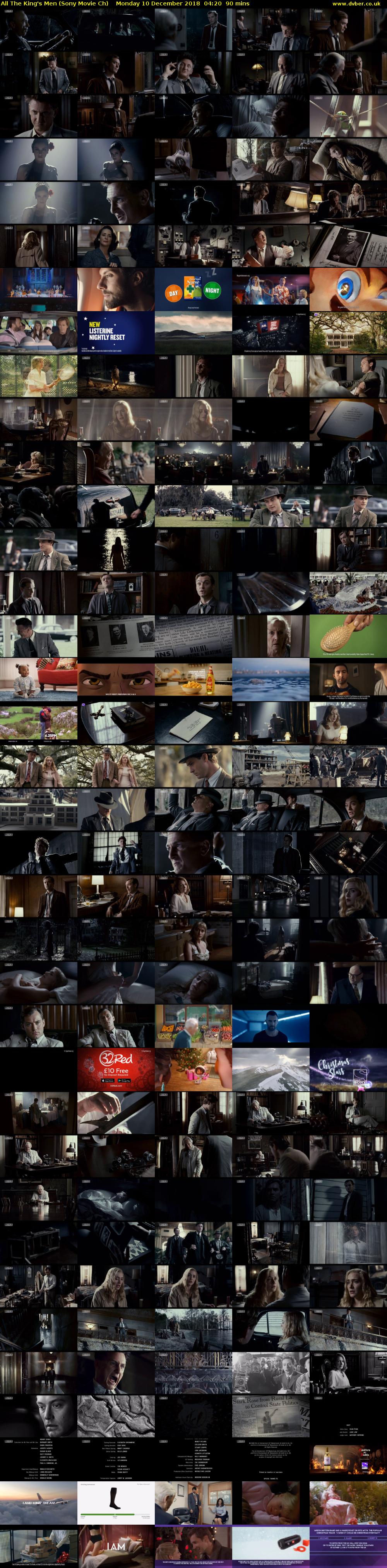 All The King's Men (Sony Movie Ch) Monday 10 December 2018 04:20 - 05:50