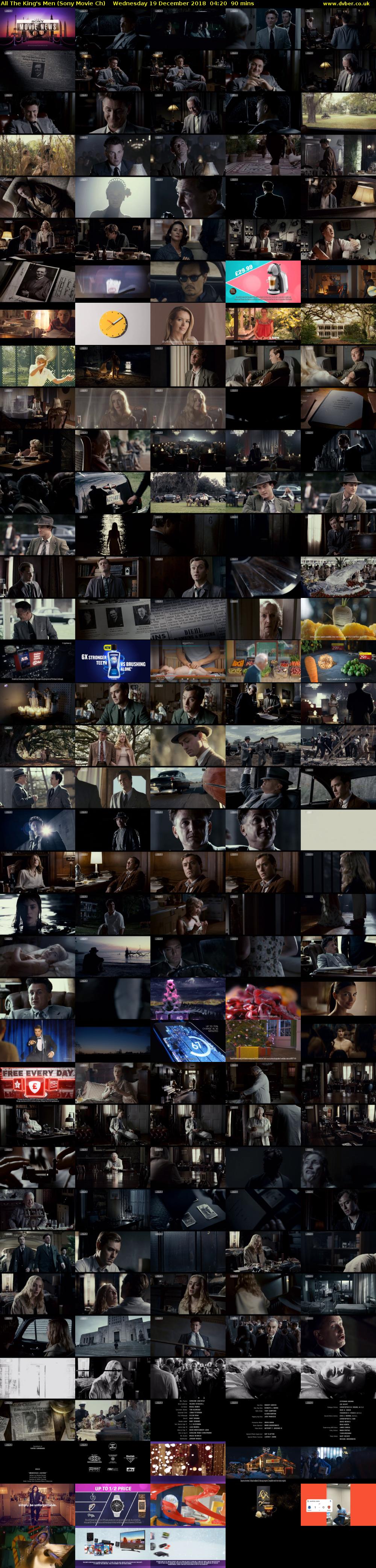 All The King's Men (Sony Movie Ch) Wednesday 19 December 2018 04:20 - 05:50