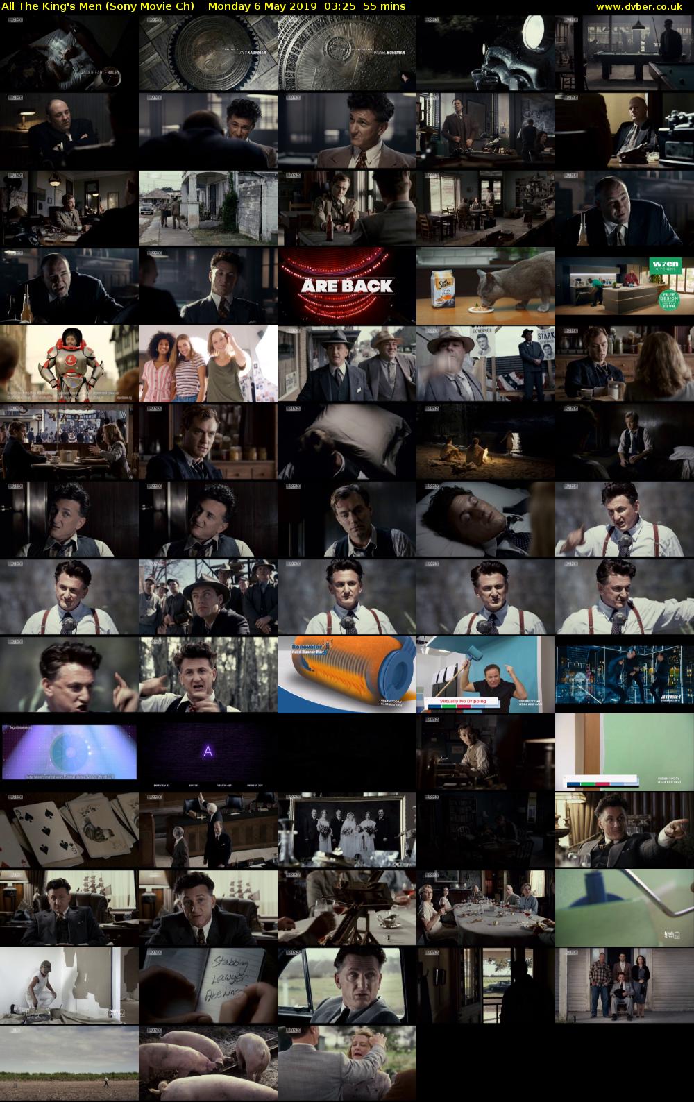 All The King's Men (Sony Movie Ch) Monday 6 May 2019 03:25 - 04:20