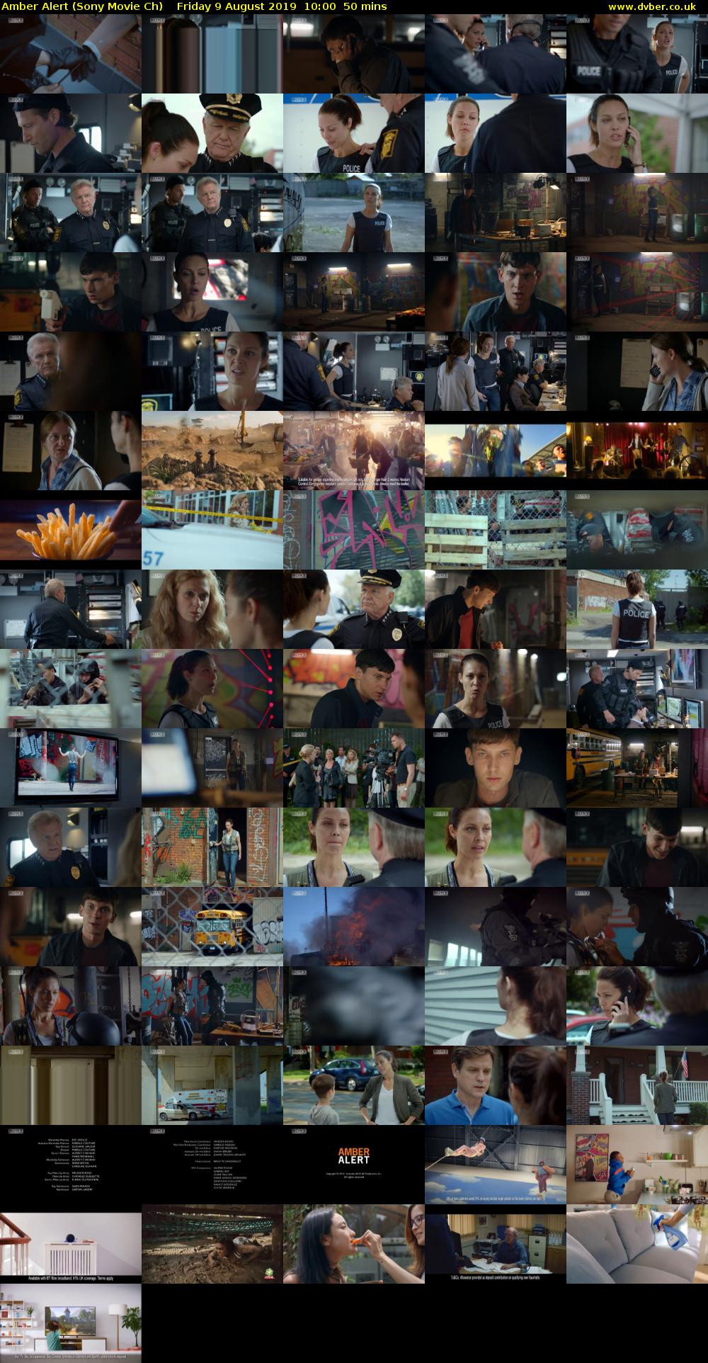 Amber Alert (Sony Movie Ch) Friday 9 August 2019 10:00 - 10:50