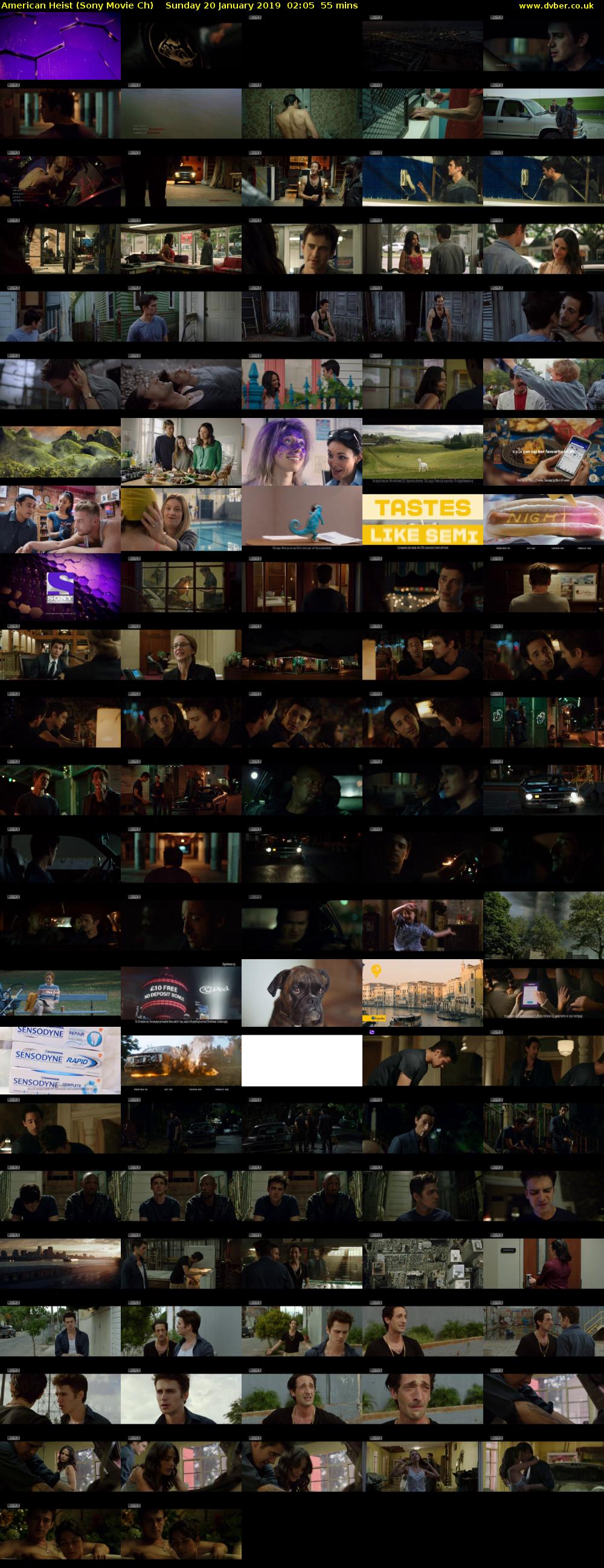 American Heist (Sony Movie Ch) Sunday 20 January 2019 02:05 - 03:00