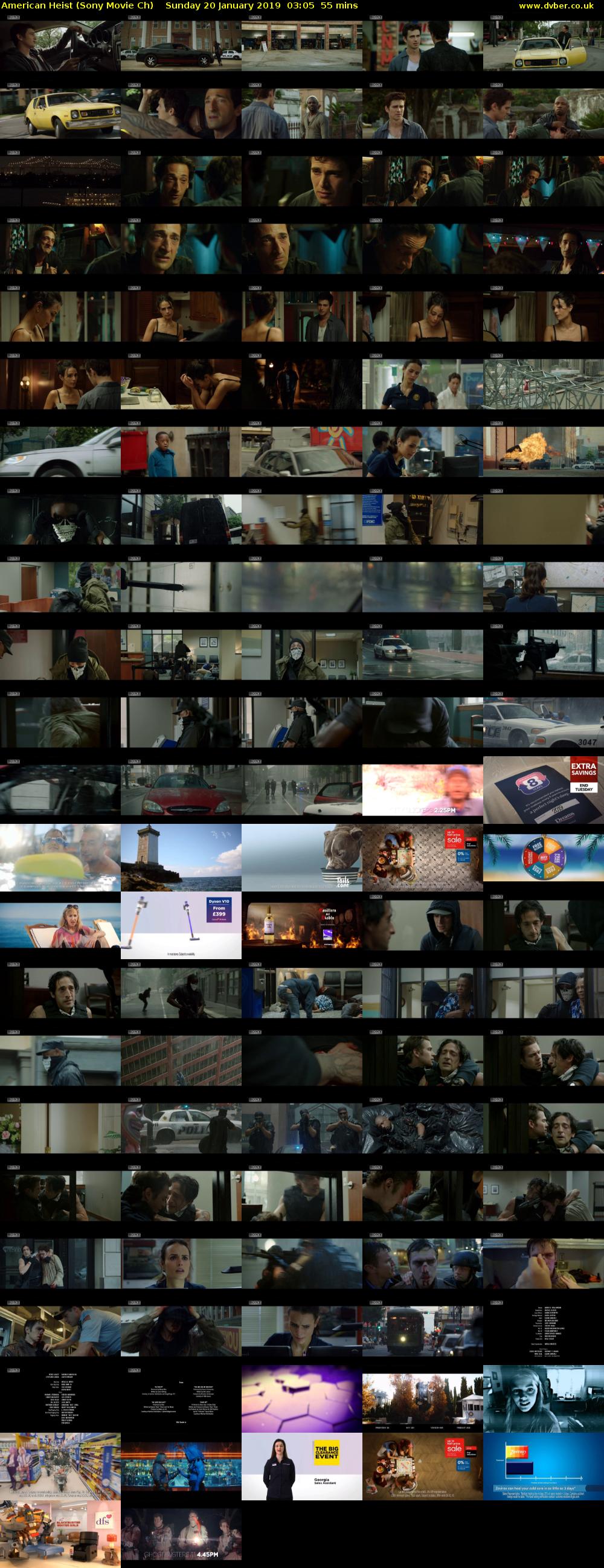 American Heist (Sony Movie Ch) Sunday 20 January 2019 03:05 - 04:00