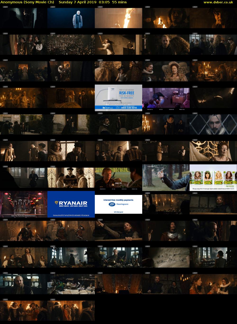 Anonymous (Sony Movie Ch) Sunday 7 April 2019 03:05 - 04:00