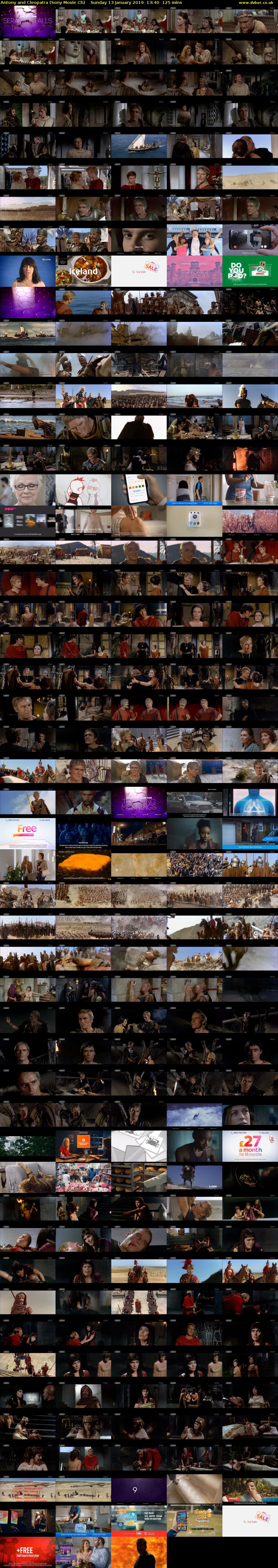 Antony and Cleopatra (Sony Movie Ch) Sunday 13 January 2019 13:40 - 15:45