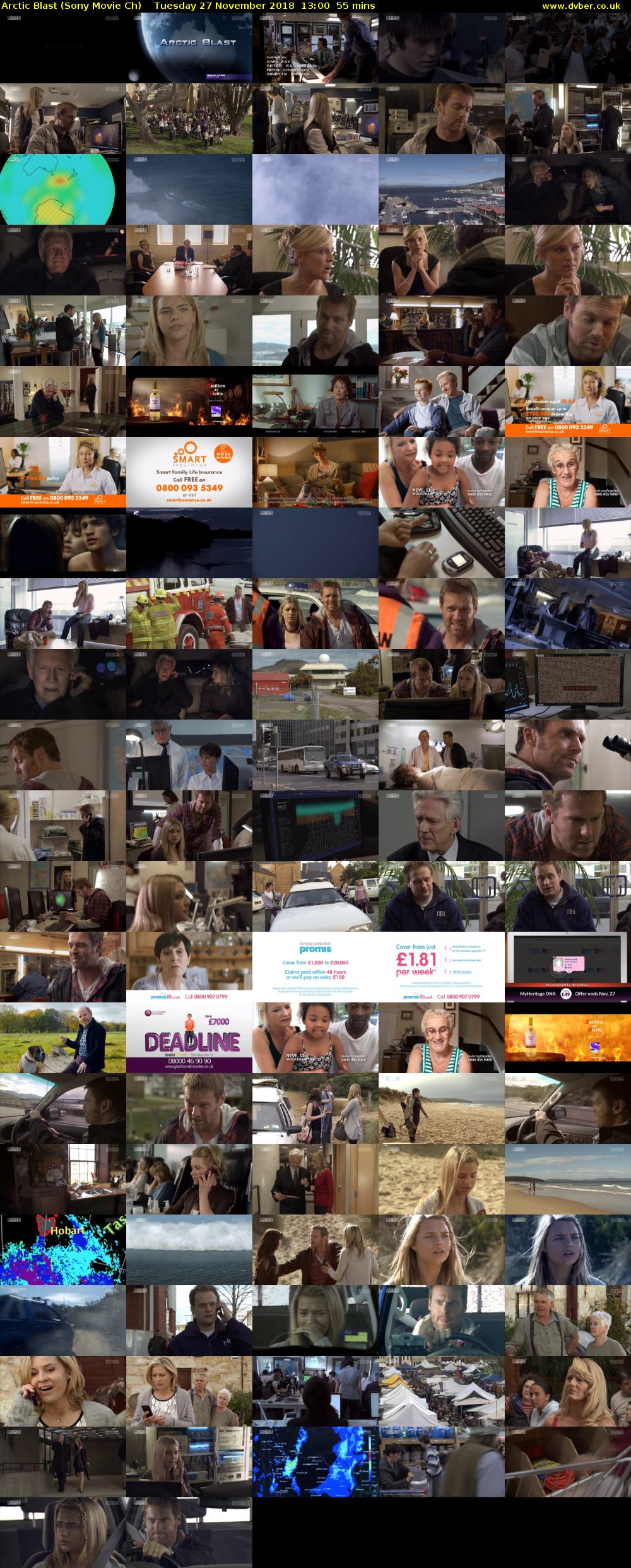 Arctic Blast (Sony Movie Ch) Tuesday 27 November 2018 13:00 - 13:55