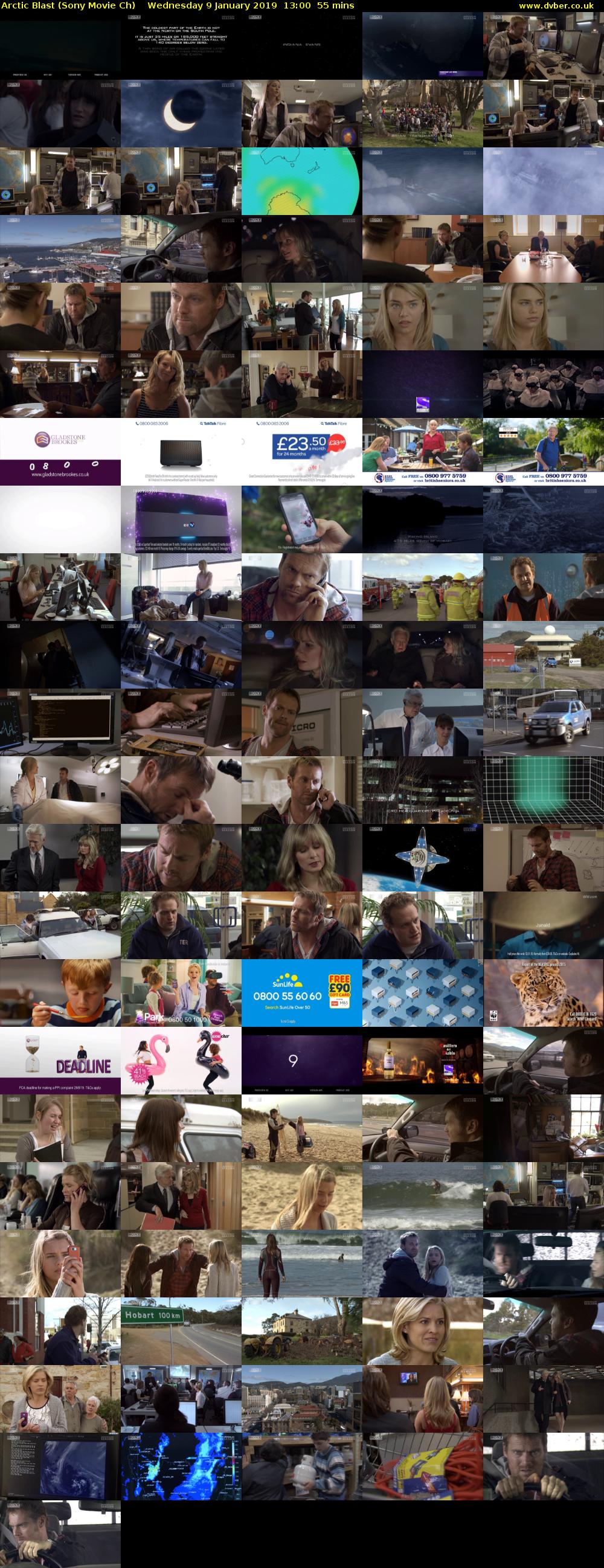 Arctic Blast (Sony Movie Ch) Wednesday 9 January 2019 13:00 - 13:55