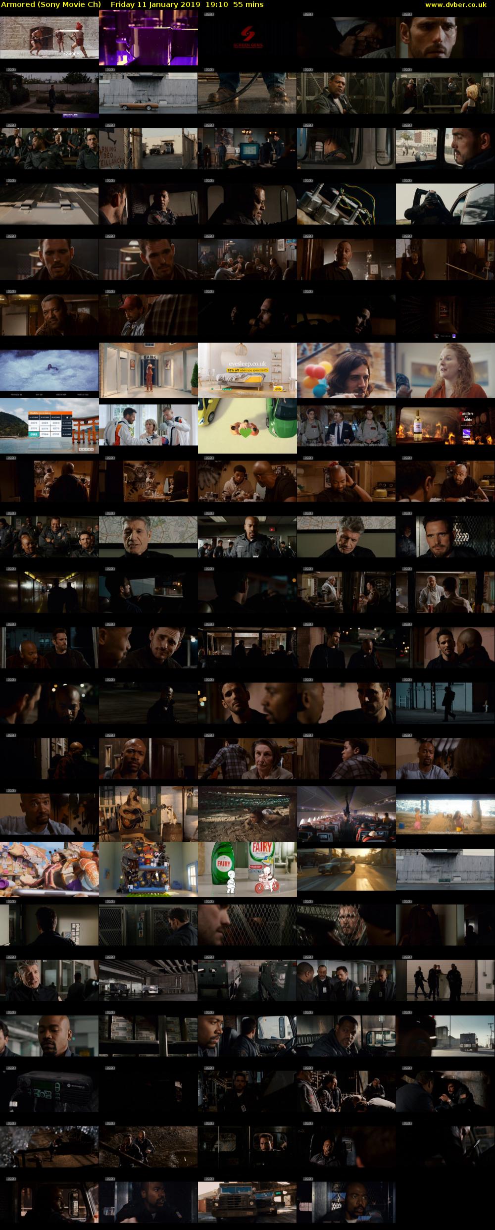 Armored (Sony Movie Ch) Friday 11 January 2019 19:10 - 20:05