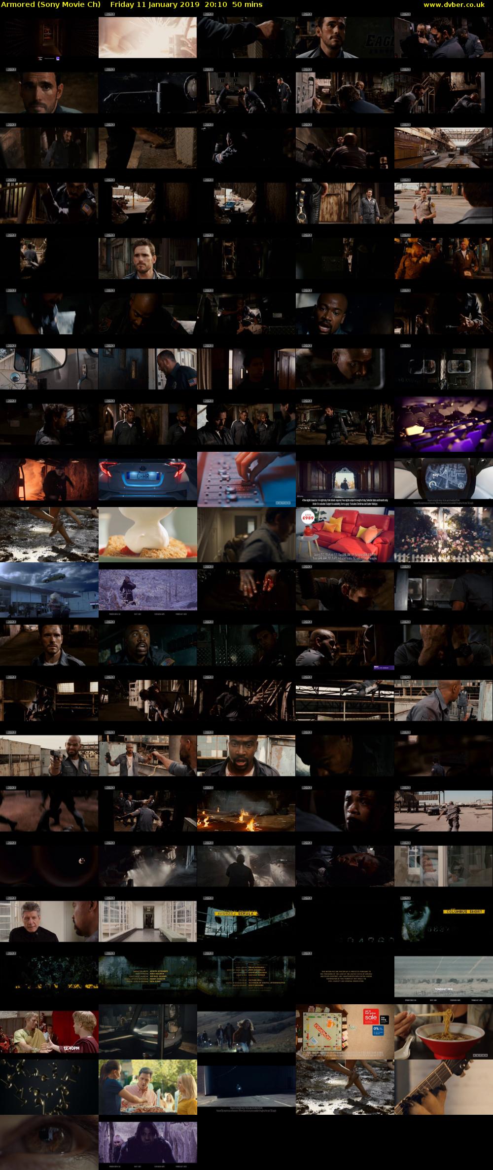 Armored (Sony Movie Ch) Friday 11 January 2019 20:10 - 21:00
