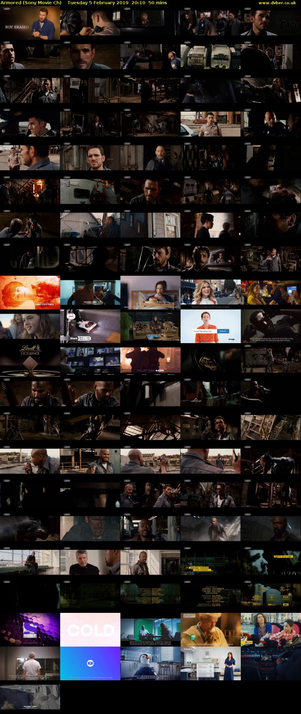 Armored (Sony Movie Ch) Tuesday 5 February 2019 20:10 - 21:00