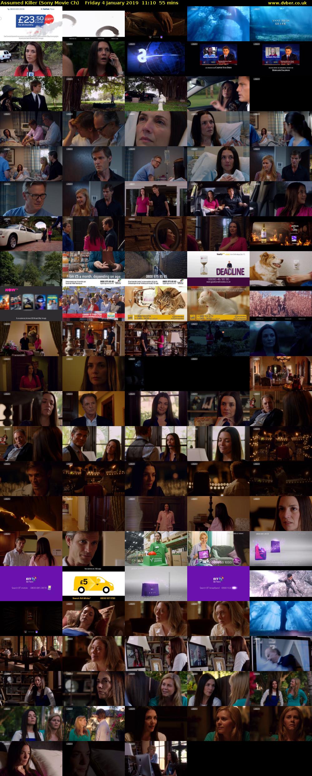 Assumed Killer (Sony Movie Ch) Friday 4 January 2019 11:10 - 12:05