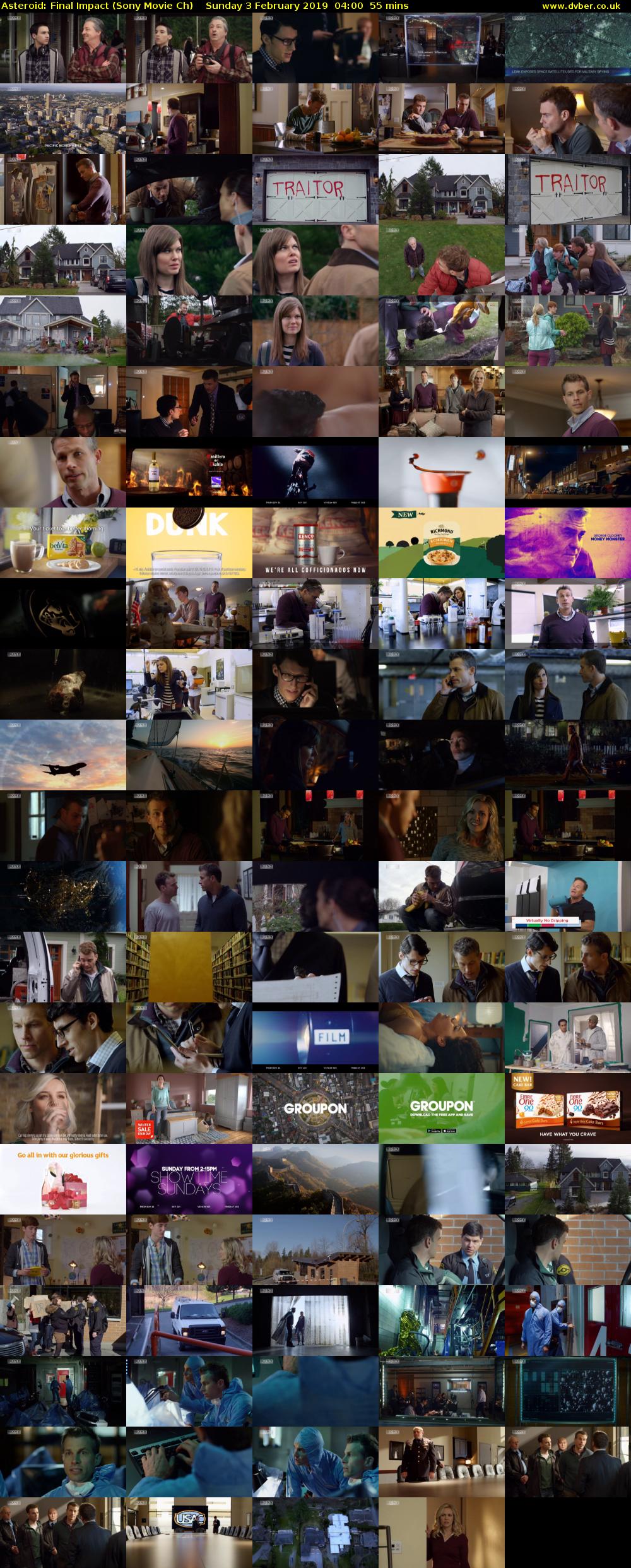 Asteroid: Final Impact (Sony Movie Ch) Sunday 3 February 2019 04:00 - 04:55