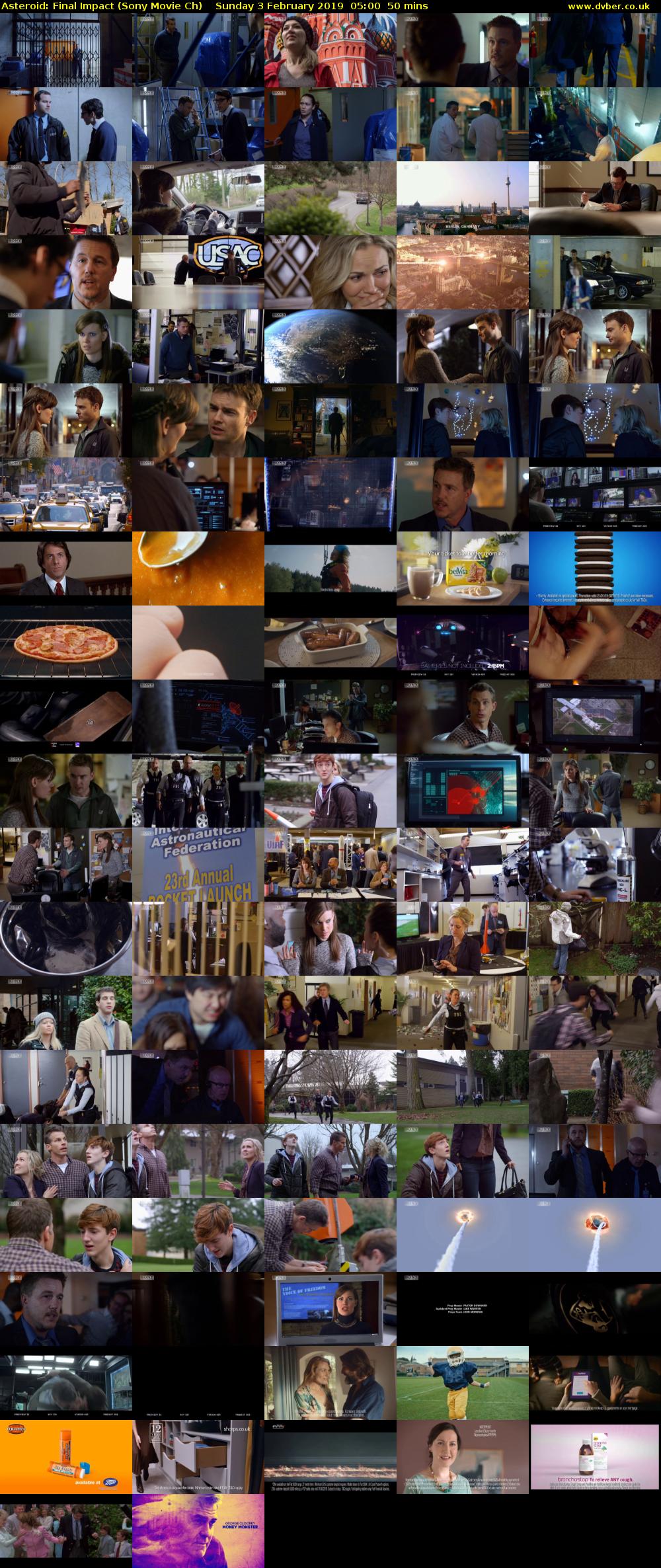 Asteroid: Final Impact (Sony Movie Ch) Sunday 3 February 2019 05:00 - 05:50