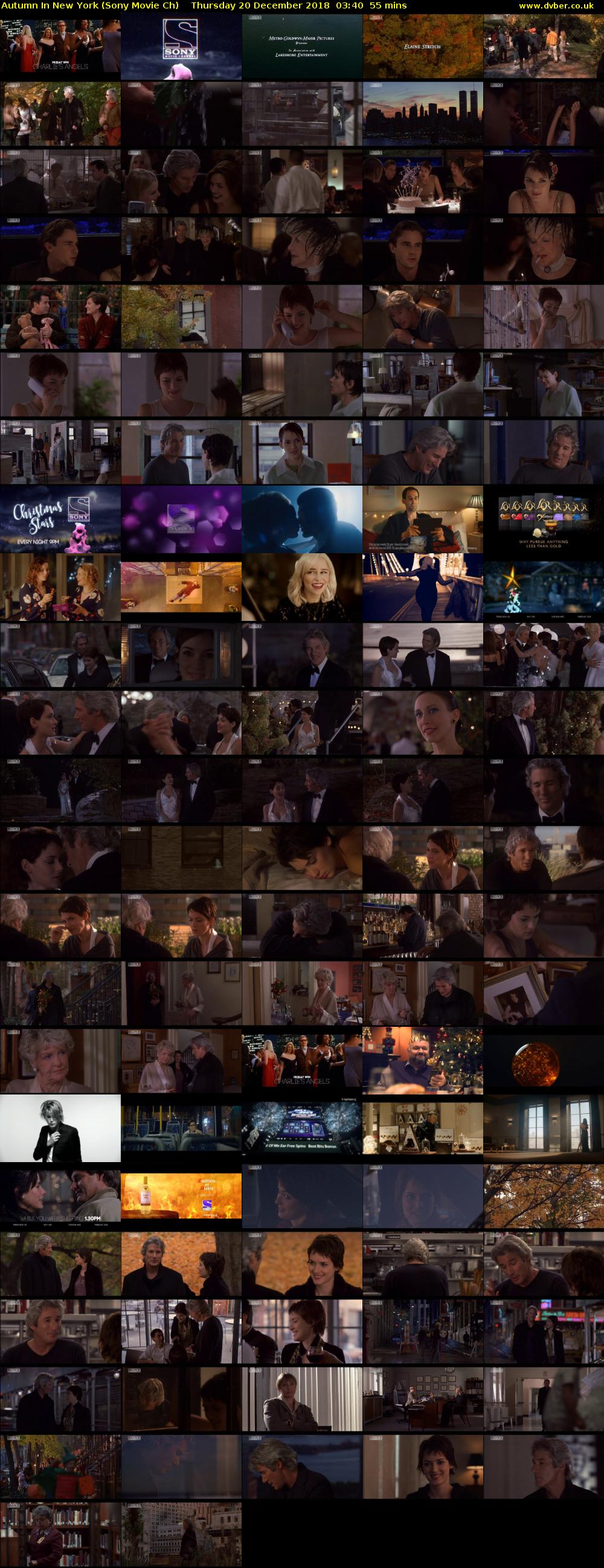 Autumn In New York (Sony Movie Ch) Thursday 20 December 2018 03:40 - 04:35