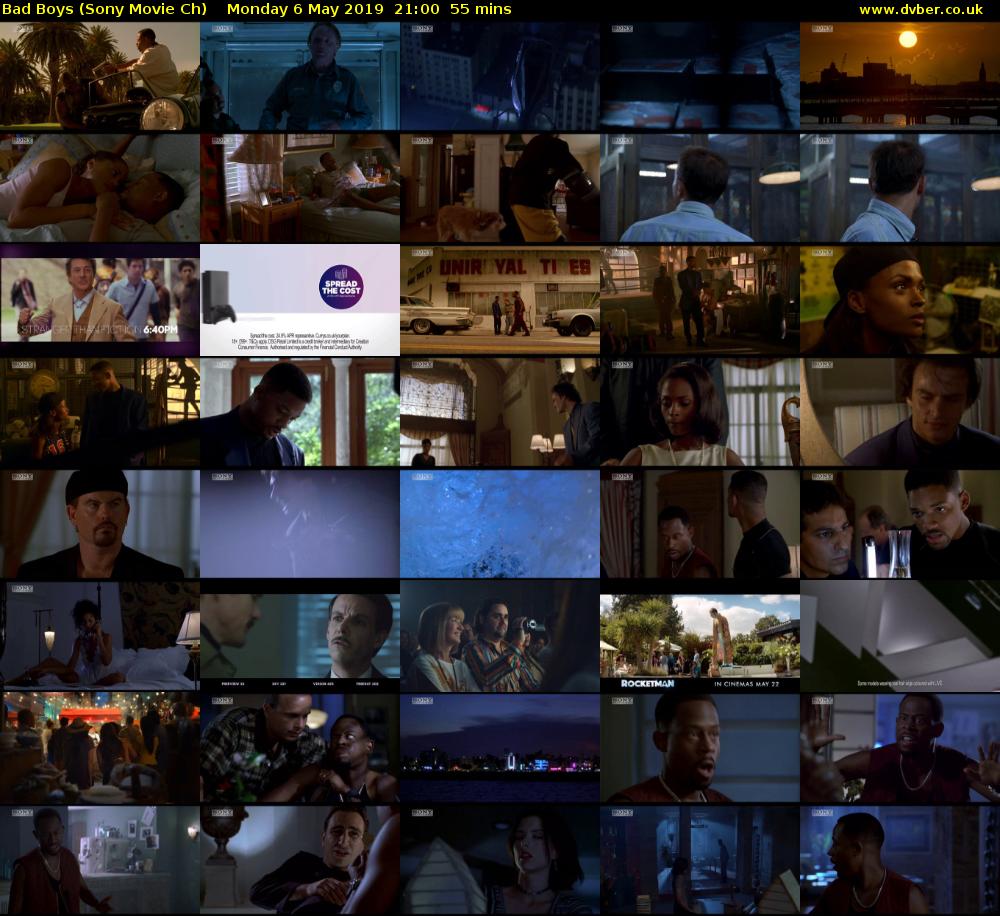 Bad Boys (Sony Movie Ch) Monday 6 May 2019 21:00 - 21:55