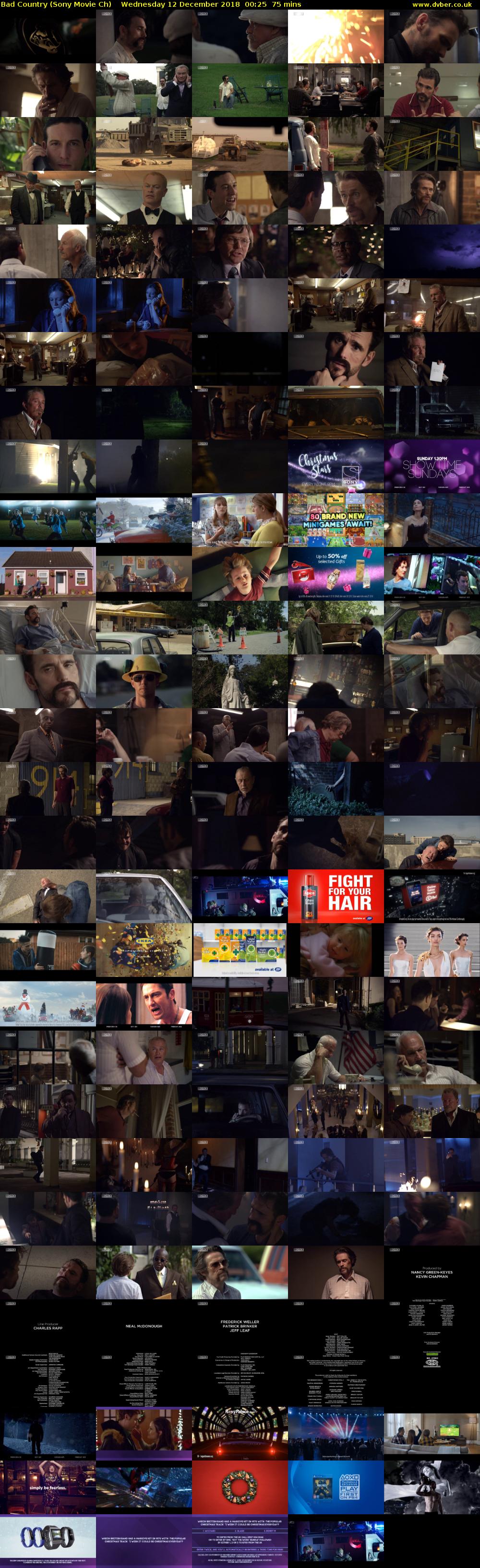 Bad Country (Sony Movie Ch) Wednesday 12 December 2018 00:25 - 01:40