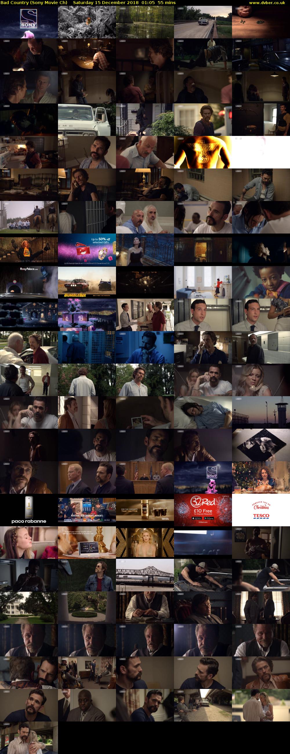 Bad Country (Sony Movie Ch) Saturday 15 December 2018 01:05 - 02:00