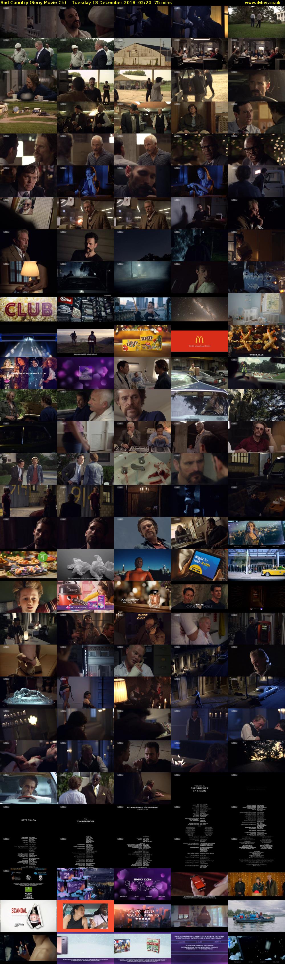 Bad Country (Sony Movie Ch) Tuesday 18 December 2018 02:20 - 03:35