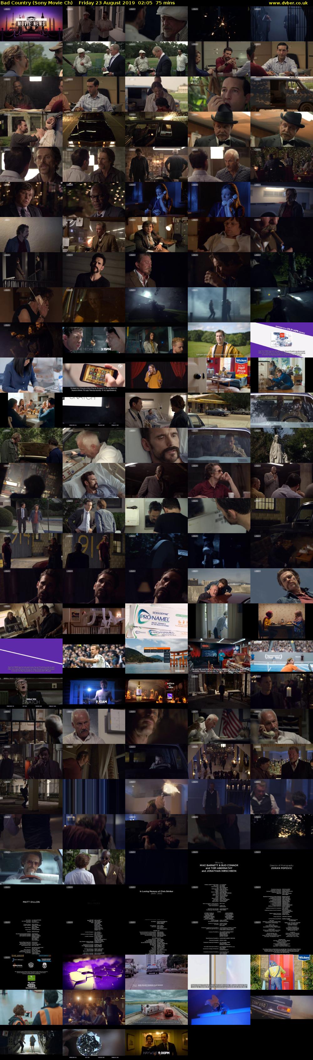 Bad Country (Sony Movie Ch) Friday 23 August 2019 02:05 - 03:20