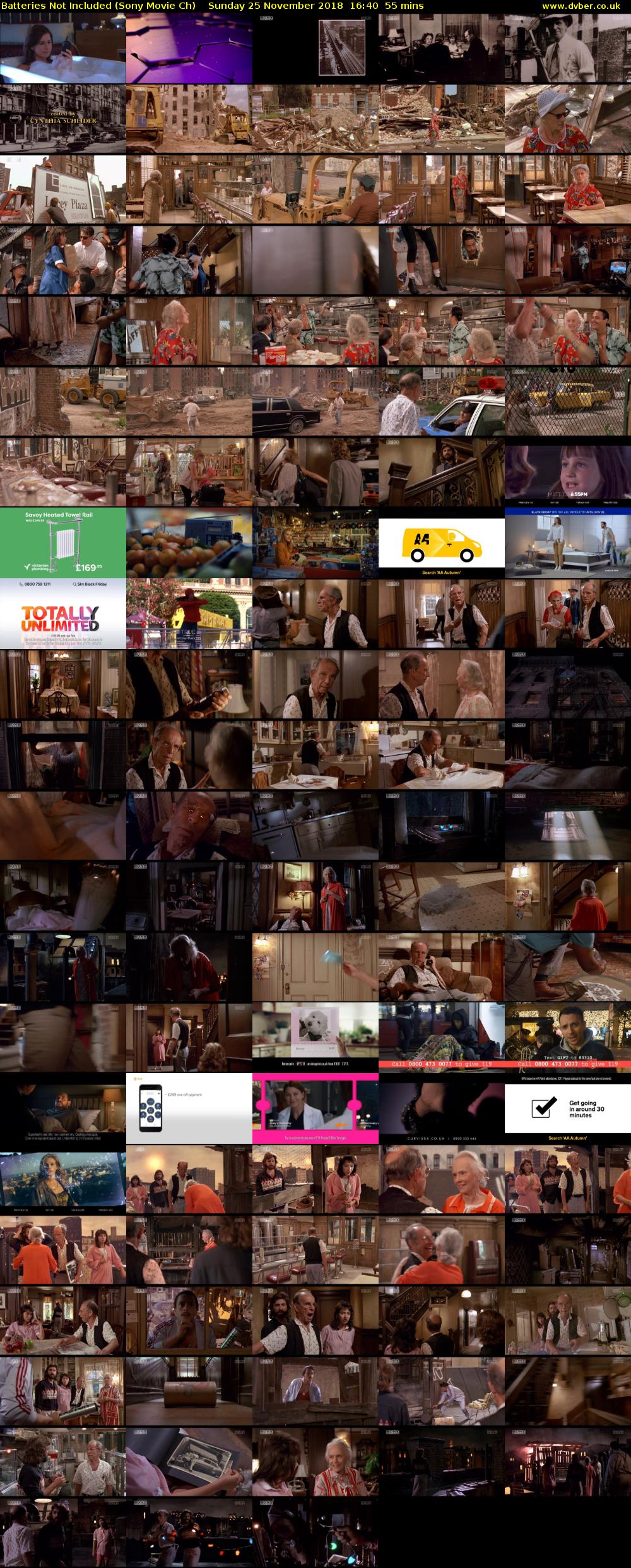 Batteries Not Included (Sony Movie Ch) Sunday 25 November 2018 16:40 - 17:35