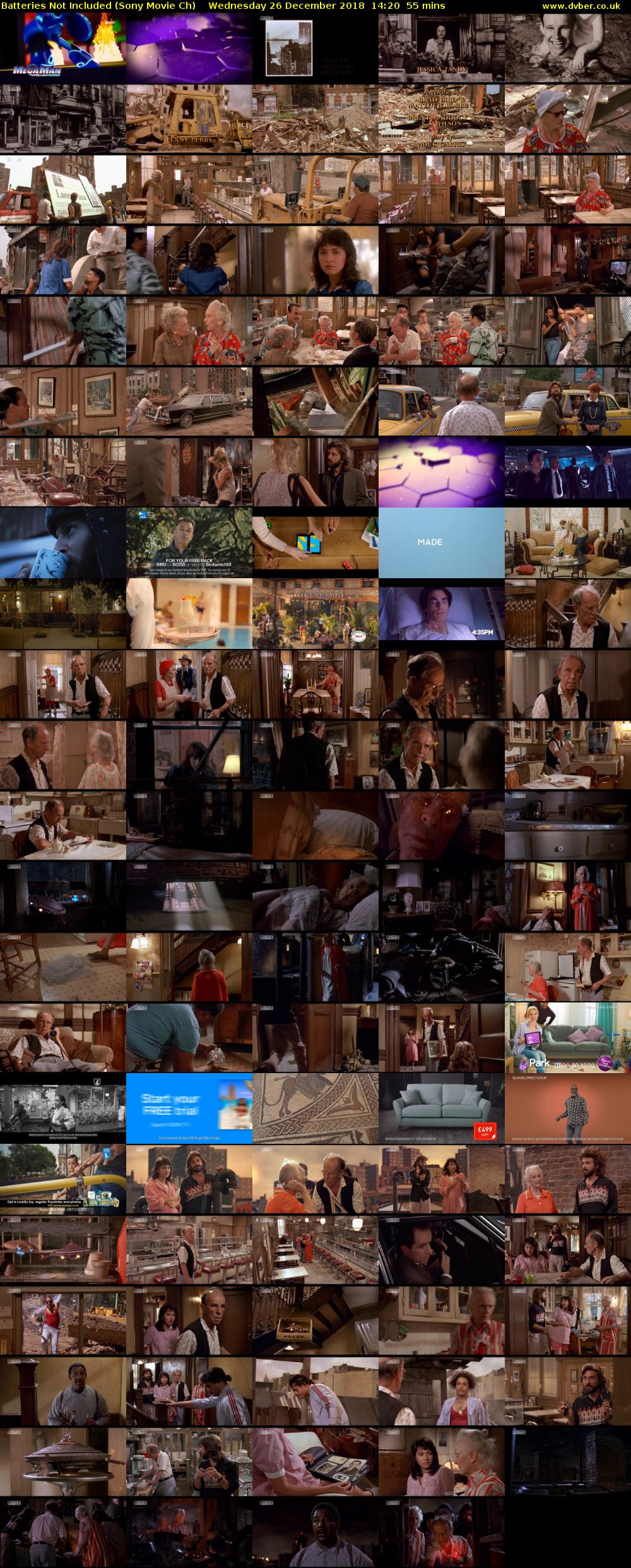 Batteries Not Included (Sony Movie Ch) Wednesday 26 December 2018 14:20 - 15:15