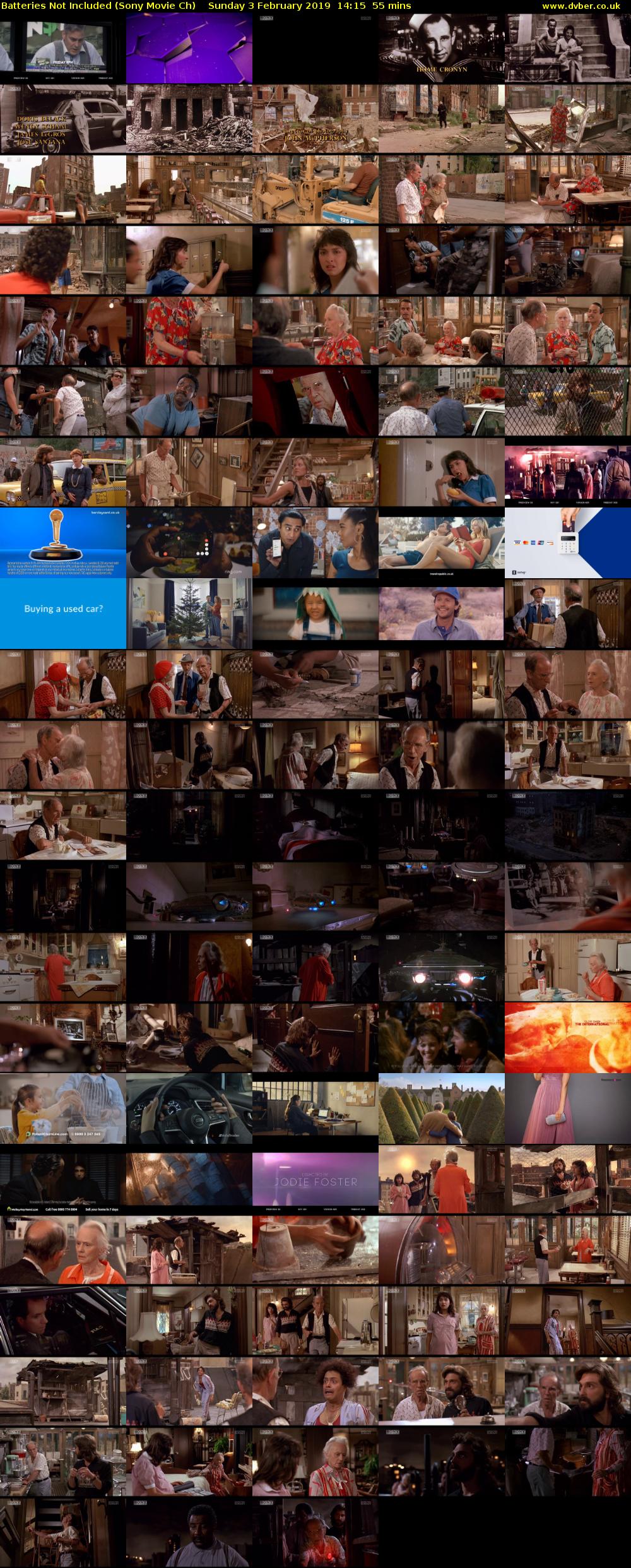 Batteries Not Included (Sony Movie Ch) Sunday 3 February 2019 14:15 - 15:10