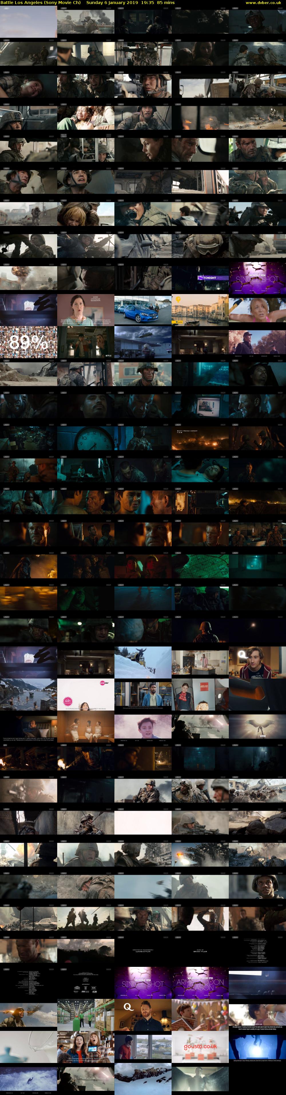 Battle Los Angeles (Sony Movie Ch) Sunday 6 January 2019 19:35 - 21:00