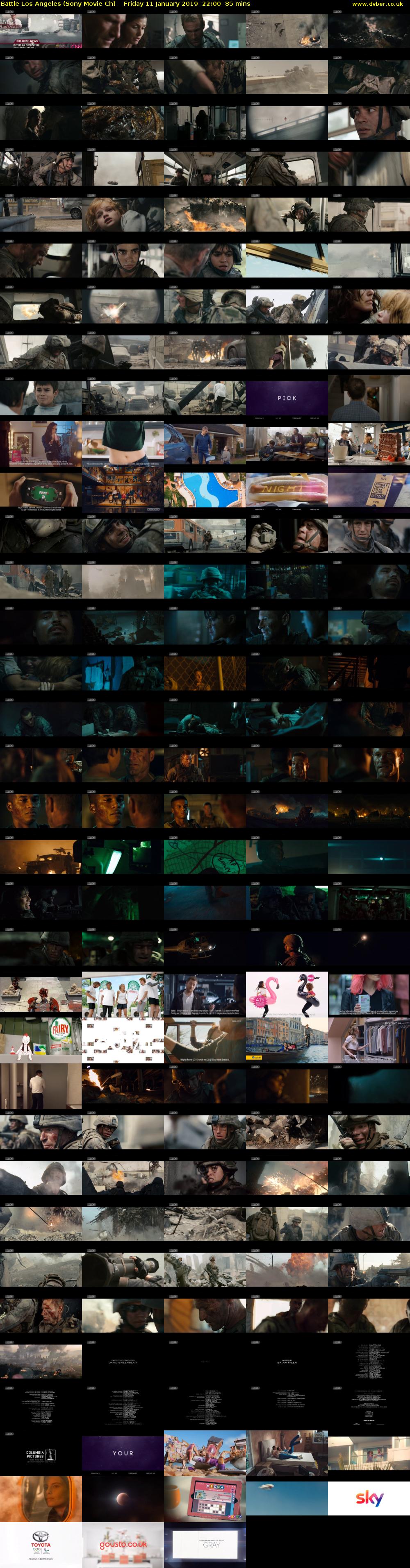 Battle Los Angeles (Sony Movie Ch) Friday 11 January 2019 22:00 - 23:25