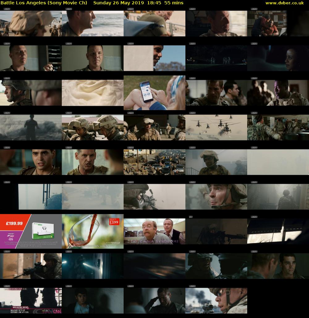 Battle Los Angeles (Sony Movie Ch) Sunday 26 May 2019 18:45 - 19:40