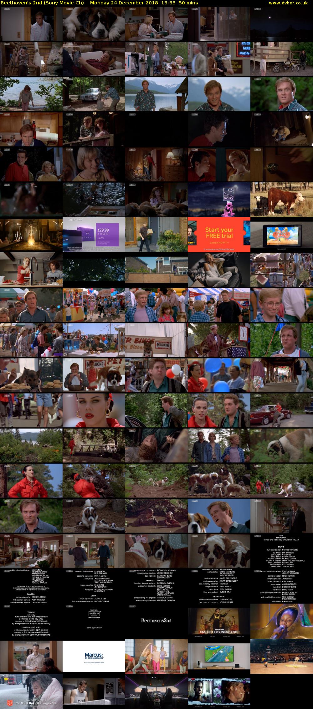 Beethoven's 2nd (Sony Movie Ch) Monday 24 December 2018 15:55 - 16:45