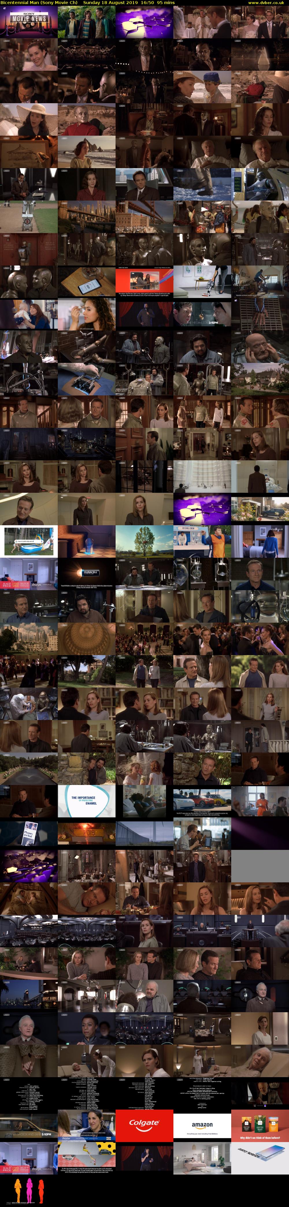 Bicentennial Man (Sony Movie Ch) Sunday 18 August 2019 16:50 - 18:25