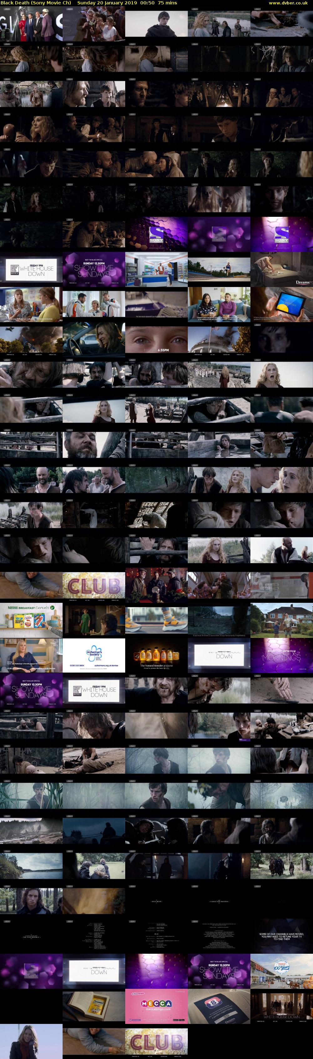 Black Death (Sony Movie Ch) Sunday 20 January 2019 00:50 - 02:05