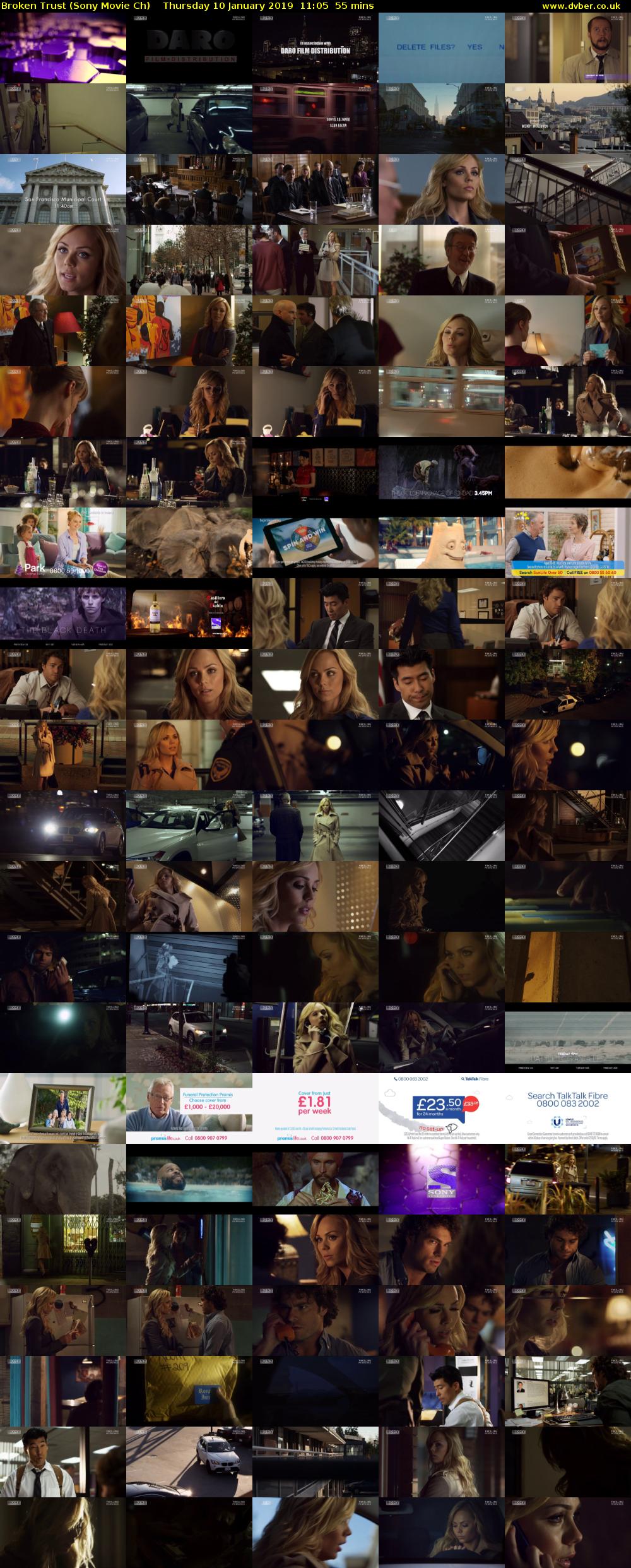 Broken Trust (Sony Movie Ch) Thursday 10 January 2019 11:05 - 12:00