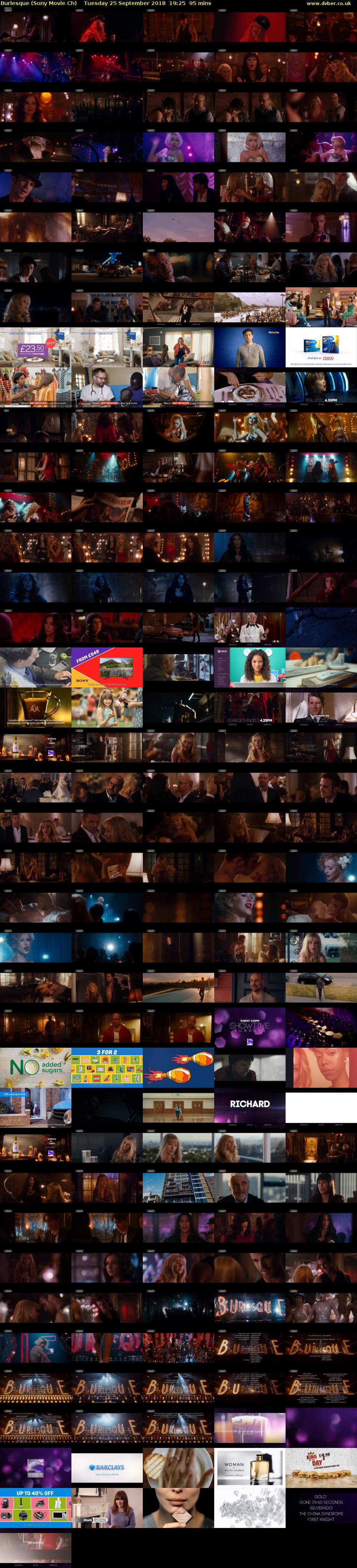 Burlesque (Sony Movie Ch) Tuesday 25 September 2018 19:25 - 21:00