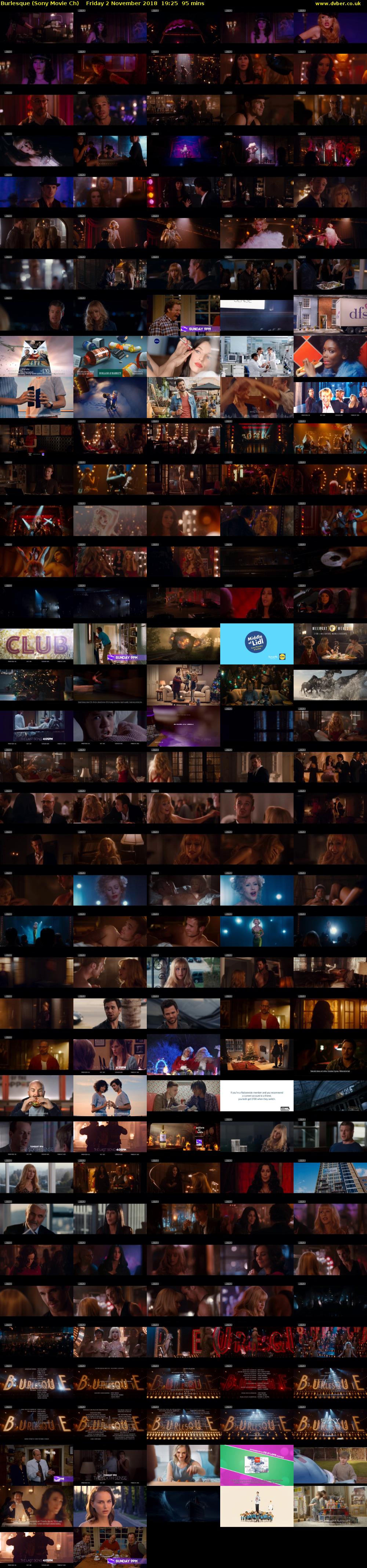Burlesque (Sony Movie Ch) Friday 2 November 2018 19:25 - 21:00