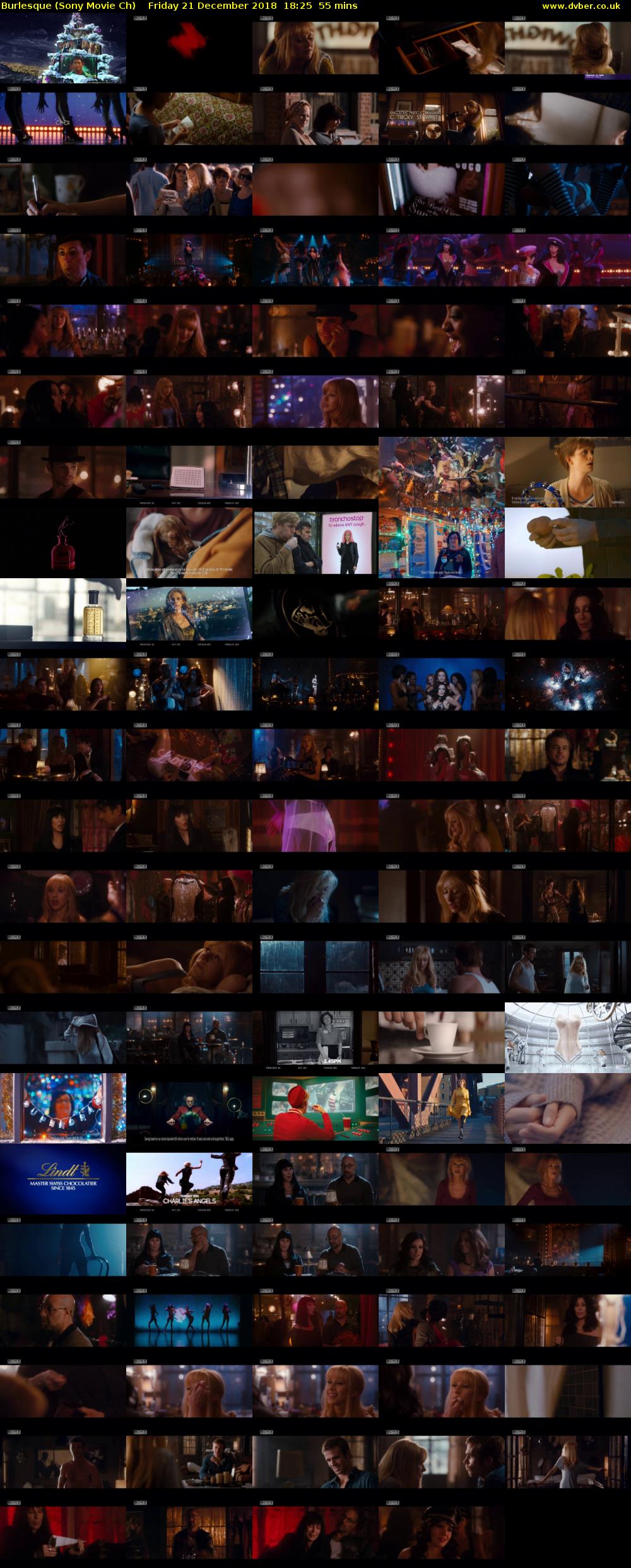 Burlesque (Sony Movie Ch) Friday 21 December 2018 18:25 - 19:20