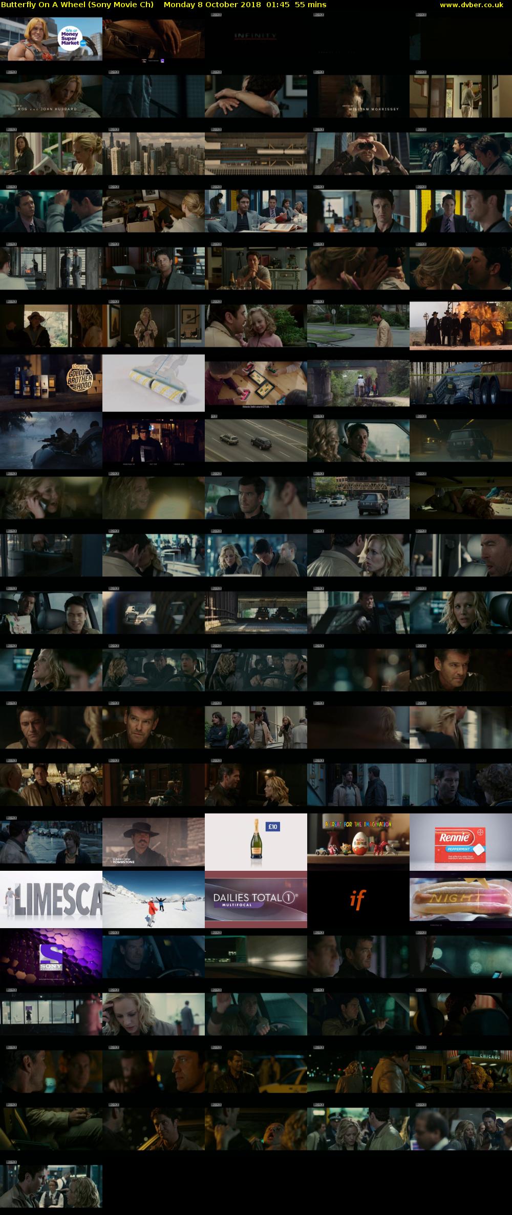 Butterfly On A Wheel (Sony Movie Ch) Monday 8 October 2018 01:45 - 02:40