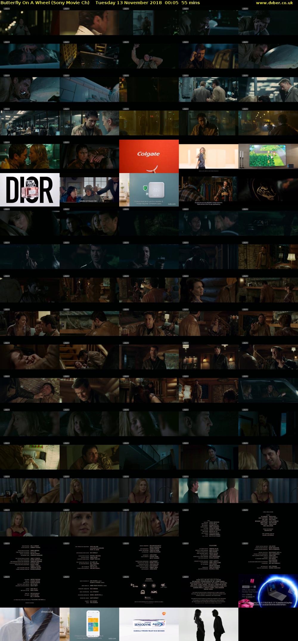 Butterfly On A Wheel (Sony Movie Ch) Tuesday 13 November 2018 00:05 - 01:00